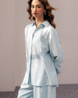 RELAXED FIT BUTTON DOWN SHIRT