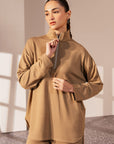 LONG SLEEVE QUARTER ZIPPER-CLOUDLUX LIGHT