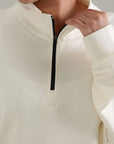 WOMEN HALF ZIPPER- DOUBLE KNIT