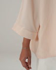 RELAXED BAND COLLAR SHIRT