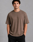 MEN OVERSIZED DOUBLE KNIT T-SHIRT