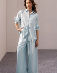 RELAXED FIT BUTTON DOWN SHIRT