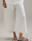 LINEN BLEND CULOTTE