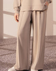 PLEATED WIDE TROUSER CLOUDLUX