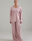 LIGHTWEIGHT WIDE-LEG PANTS-CLOUDLUX
