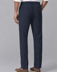 ELASTICATED PANTS-LINEN BLEND