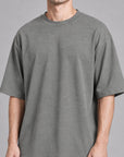 MEN OVERSIZED DOUBLE KNIT T-SHIRT