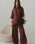 TEXTURED RELAXED TEE