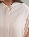 RELAXED BAND COLLAR SHIRT