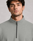 MEN TRAIN QUARTER ZIPPER-RIP STOP