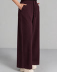 MOVE WIDE TROUSERS-DOUBLE KNIT