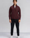 MEN QUARTER ZIP-DOUBLE KNIT