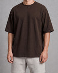 MEN OVERSIZED DOUBLE KNIT T-SHIRT