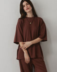 TEXTURED RELAXED TEE