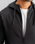 FULL ZIP HOODIE-DOUBLE KNIT