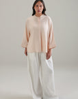 RELAXED BAND COLLAR SHIRT