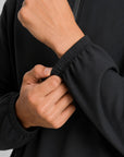 MEN TRAIN QUARTER ZIPPER-RIP STOP