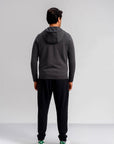FULL ZIP HOODIE-DOUBLE KNIT