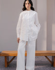 EMBROIDED POPLIN SHIRT