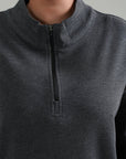WOMEN HALF ZIPPER- DOUBLE KNIT