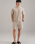 NIGHTSUIT - SHIRT AND SHORTS-100% SUPIMA COTTON