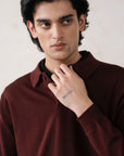REFINED POLO SWEATER