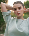 OVERSIZED SHIRT- 100% LINEN