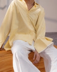 RELAXED DOUBLE CUFF SHIRT-POPLIN