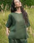 OVERSIZED SHIRT- 100% LINEN