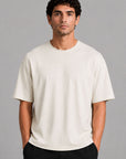 MEN OVERSIZED DOUBLE KNIT T-SHIRT