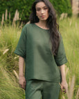 OVERSIZED SHIRT- 100% LINEN