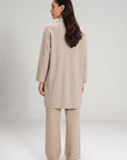 COLLARED KNIT CARDIGAN