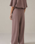 WIDE LEG TROUSER-DOUBLE KNIT