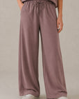 WIDE LEG TROUSER-DOUBLE KNIT
