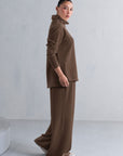 TEXTURED RELAXED PANTS-CLOUDLUX