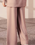 PLEATED WIDE LEG TROUSER CLOUDLUX