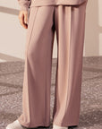 PLEATED WIDE LEG TROUSER CLOUDLUX