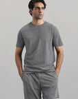 NIGHTSUIT - SHIRT AND SHORTS-100% SUPIMA COTTON