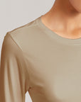 LONG SLEEVE RIBBED T-SHIRT