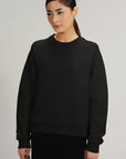 TEXTURED LUXE SWEATSHIRT