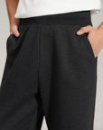WIDE LEG PANT- PIMA FLEECE