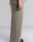 MOVE WIDE TROUSERS-DOUBLE KNIT