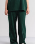MOVE WIDE TROUSERS-DOUBLE KNIT
