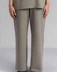 MOVE WIDE TROUSERS-DOUBLE KNIT