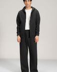 WIDE LEG PANT- PIMA FLEECE