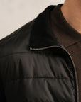 KNIT HYBRID JACKET