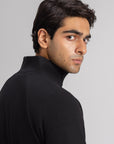 MEN QUARTER ZIP-DOUBLE KNIT