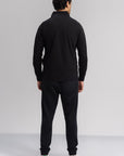 MEN QUARTER ZIP-DOUBLE KNIT