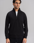 MEN QUARTER ZIP-DOUBLE KNIT