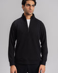 MEN QUARTER ZIP-DOUBLE KNIT